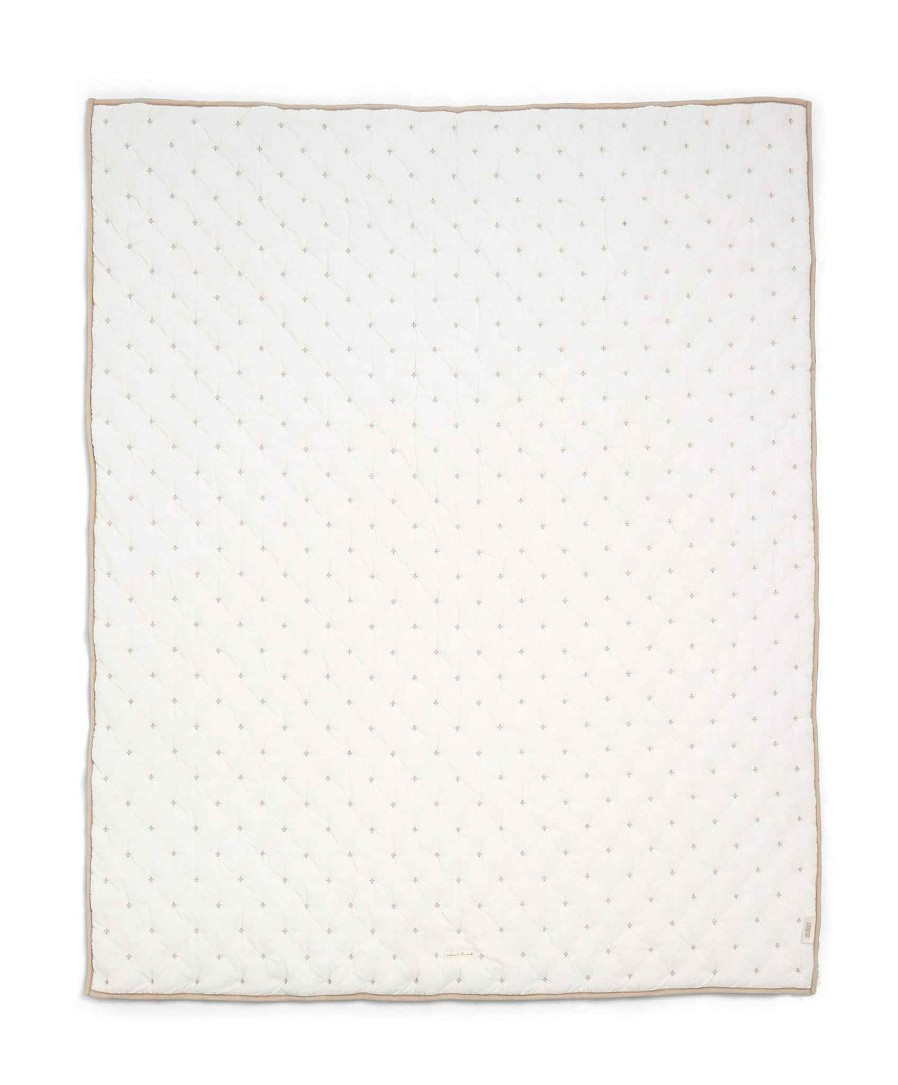 Nursery Mamas and Papas Elephant | Welcome To The World Seedling Cotbed Quilt - 2.5 Tog