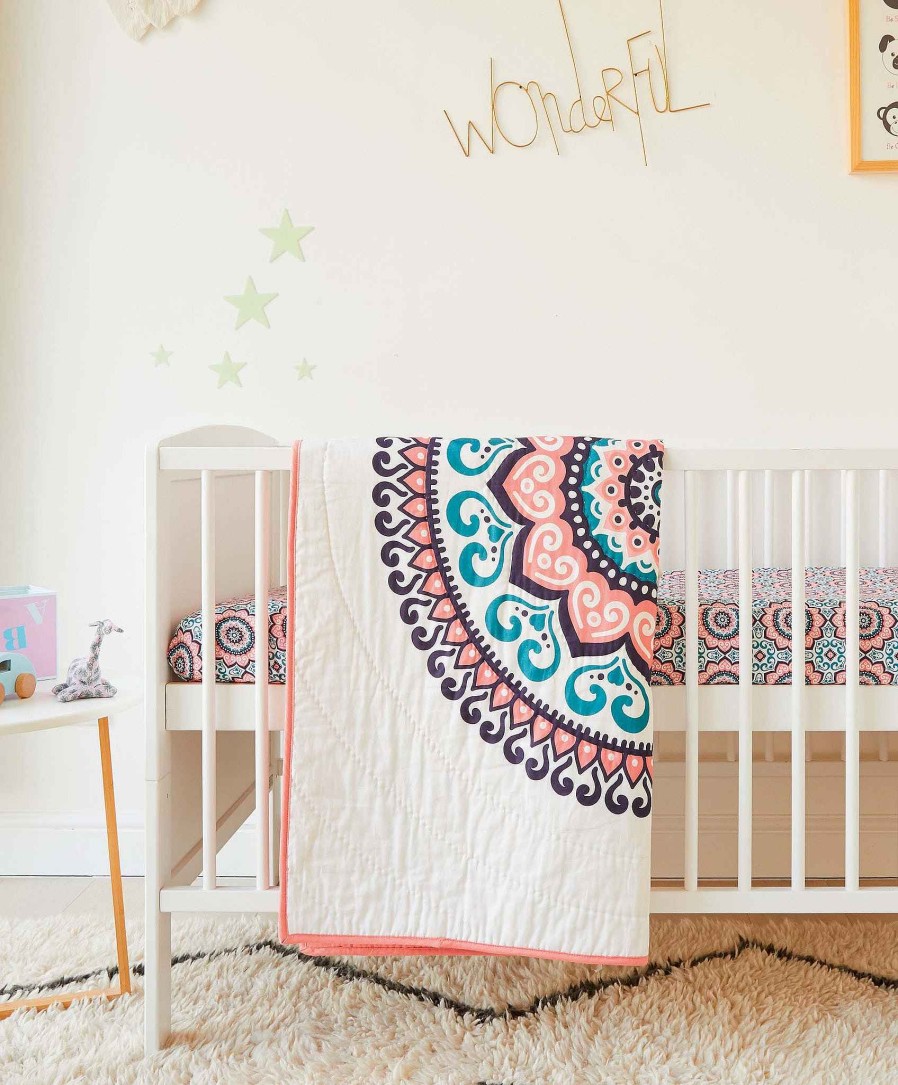 Nursery Kabode Cot Bedding | Kabode Organic Quilt - Ankara Print