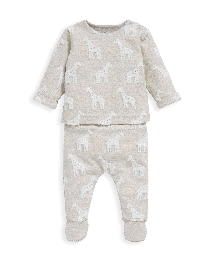 Toys & Gifts Mamas and Papas New Parent Gifts | Giraffe Textured Set - 2 Piece Set