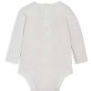 Clothing Mamas and Papas | Organic Cotton Ribbed Bodysuit - White