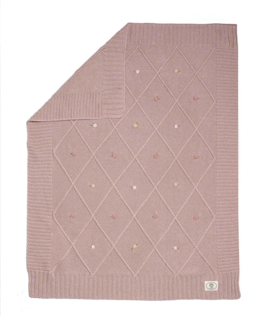 Nursery Mamas and Papas Baby Blankets | Laura Ashley Blanket In Pink