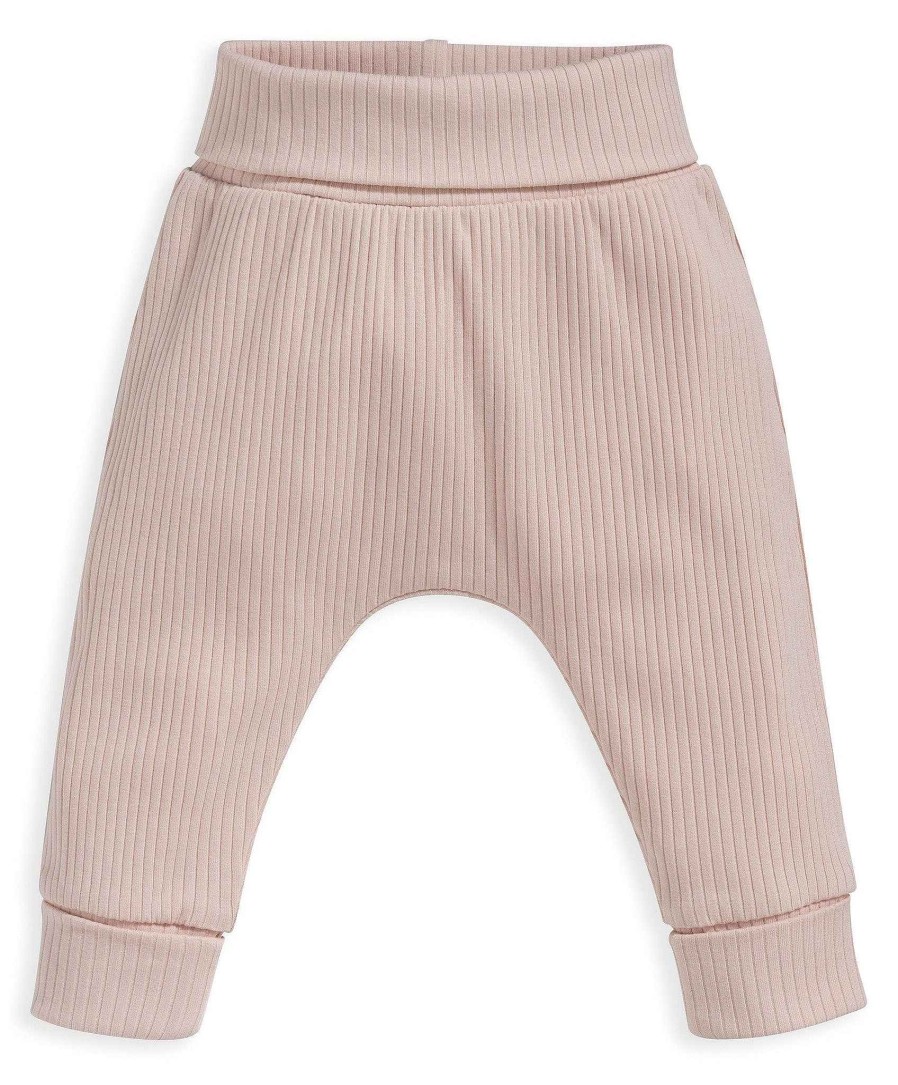 Clothing Mamas and Papas | Organic Cotton Ribbed Leggings - Pink