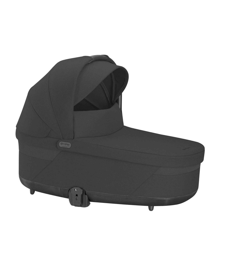 Pushchairs Cybex Pushchair Accessories | Cybex Cot S Lux Carrycot - Moon Black