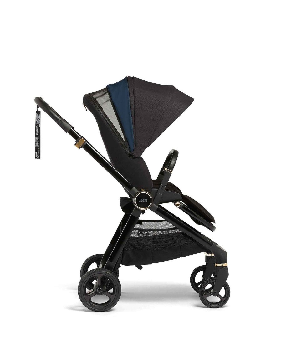 Pushchairs Mamas and Papas Mamas & Papas Strada | Strada Pushchair Starter Bundle (4 Pieces) Black Diamond