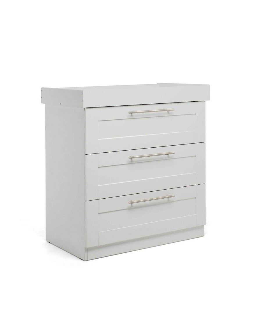 Furniture Mamas and Papas Grey Nursery Furniture | Hampden Nursery Dresser Changer - Grey