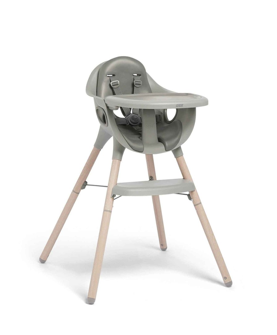 Feeding & Weaning Mamas and Papas Baby Weaning Essentials | Juice Highchair - Washed Grey