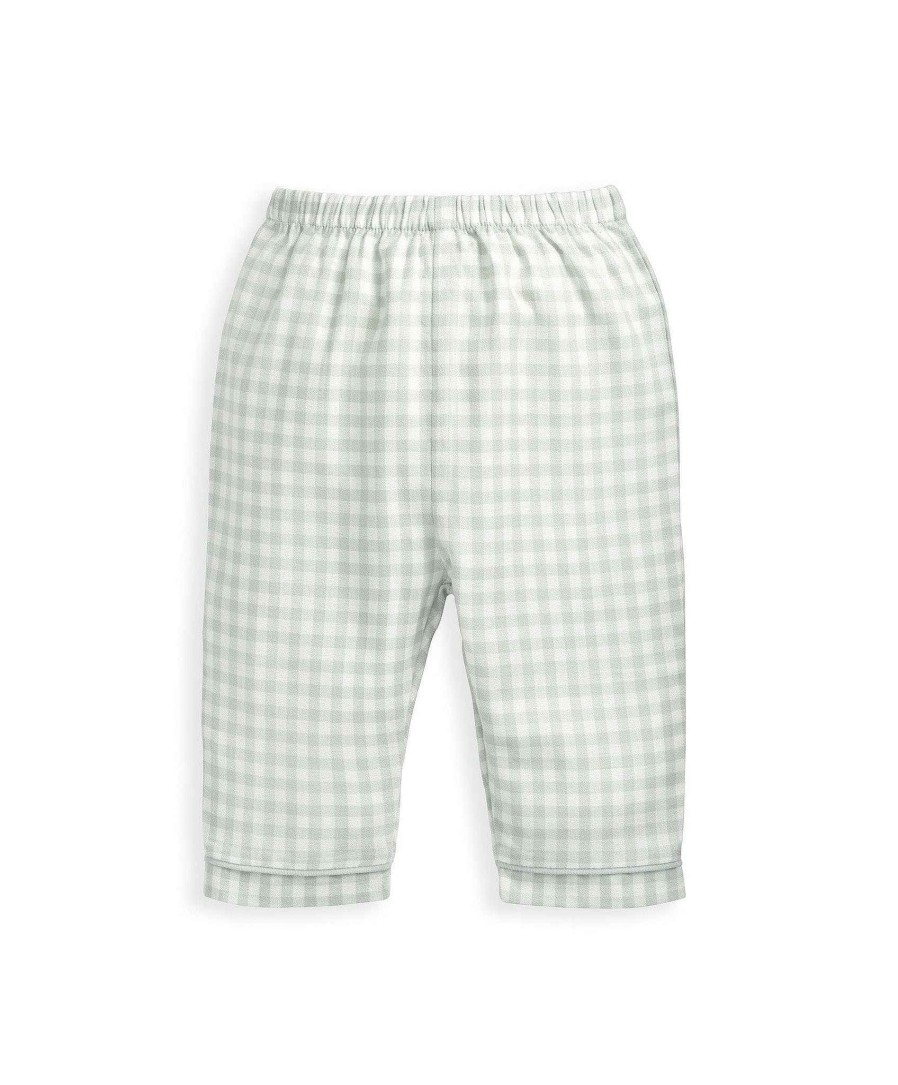 Clothing Mamas and Papas | Check Woven Pyjamas - Blue