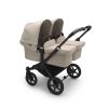 Toys & Gifts Bugaboo Baby Shower Gifts | Bugaboo Donkey 5 Double Carrycot & Seat Pushchair - Desert Taupe