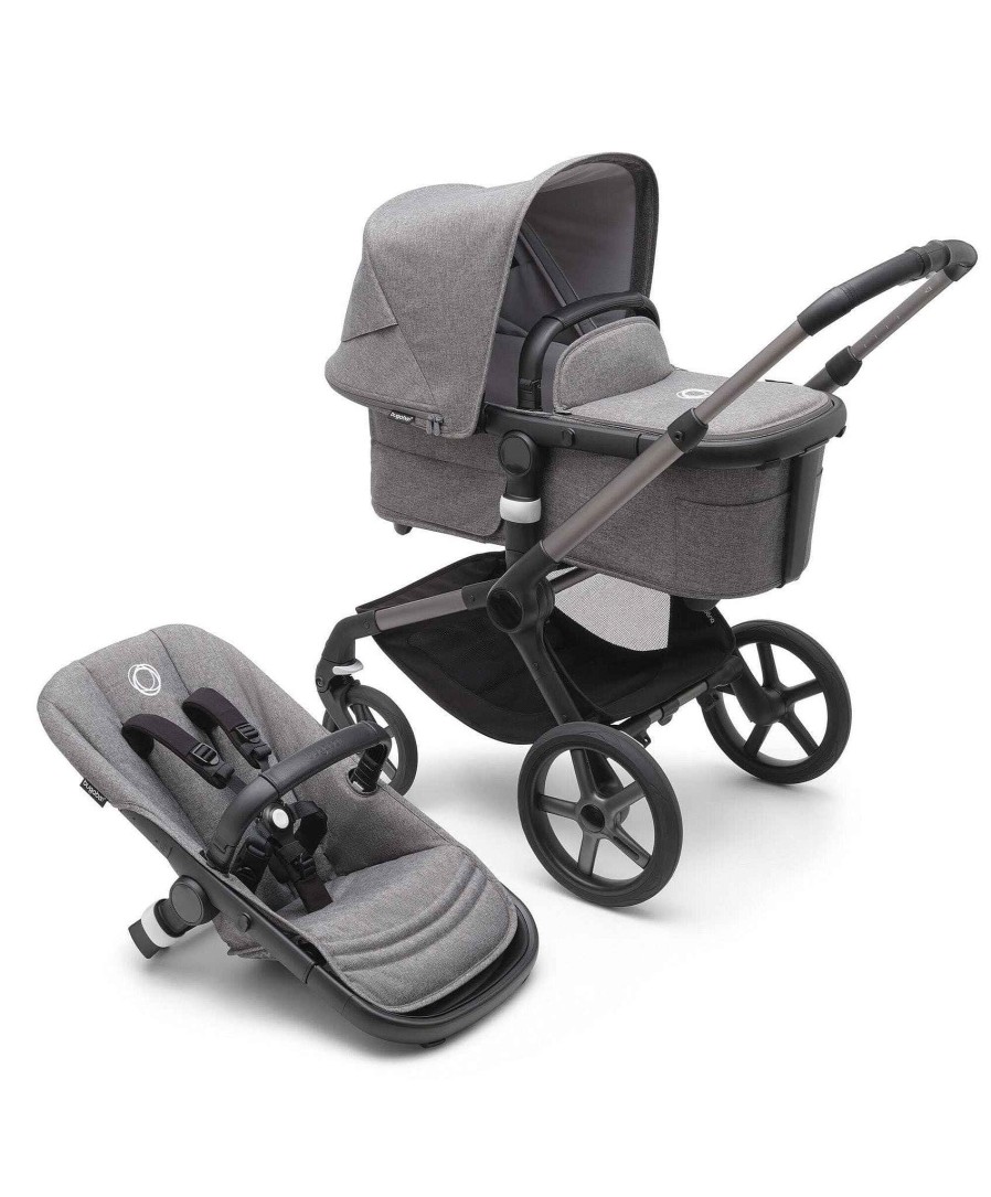 Toys & Gifts Bugaboo Baby Shower Gifts | Bugaboo Fox 5 Pushchair - Grey Melange