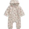 Toys & Gifts Mamas and Papas Baby Shower Gifts | Neutral All Over Print Cord Quilted Pramsuit