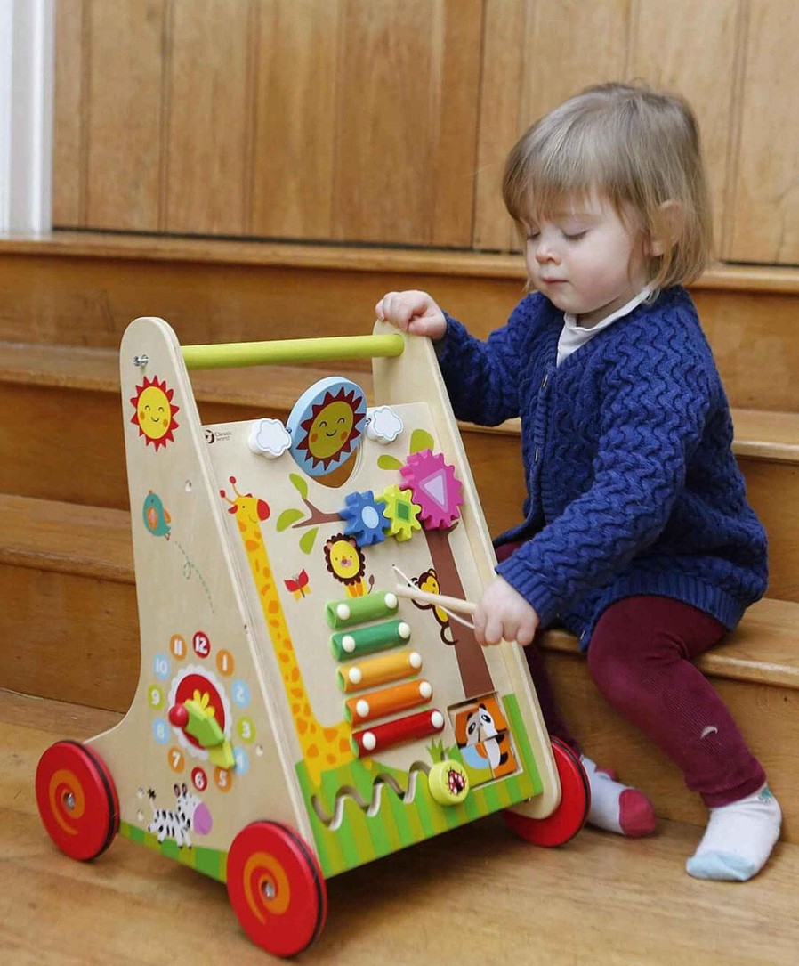 Toys & Gifts Classic World Mum-To-Be Gifts | Classic World Wooden Activity Walker Toy