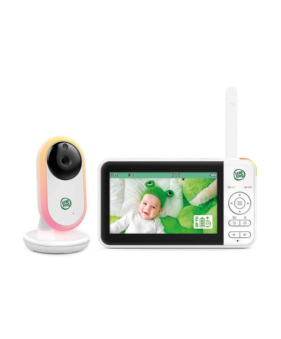 Nursery Leapfrog Night Lights | Leapfrog Lf2415Hd 5' Video Baby Monitor With Night Light - White