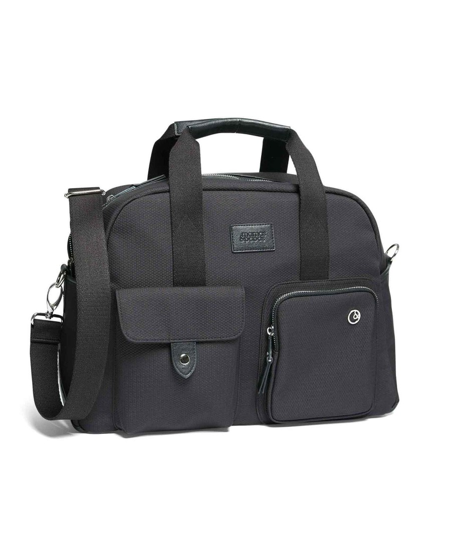 Bathing & Changing Mamas and Papas Baby Changing Bags | Bowling Style Changing Bag - Black