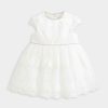 Clothing Mamas and Papas | White Organza Embroidered Dress