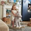 Christmas Mamas and Papas Baby'S First Christmas | Rocking Horse - Star - Grey/White