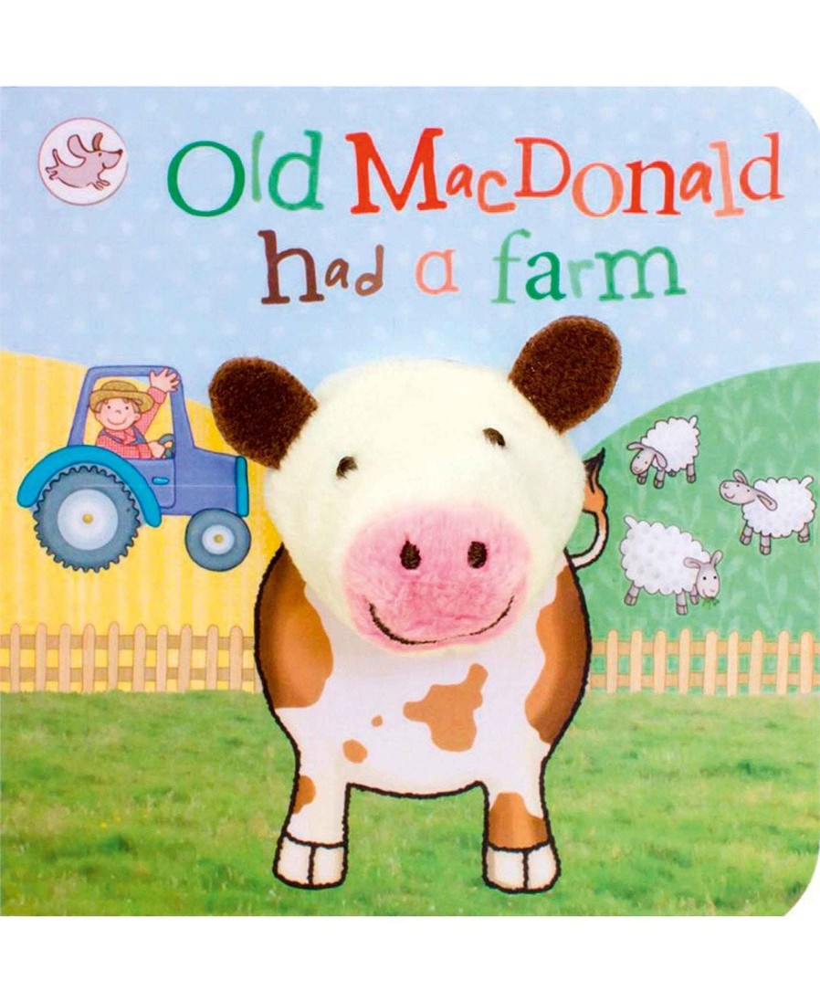 Toys & Gifts House of Marbles Baby Shower Gifts | Old Macdonald Had A Farm Finger Puppet Book