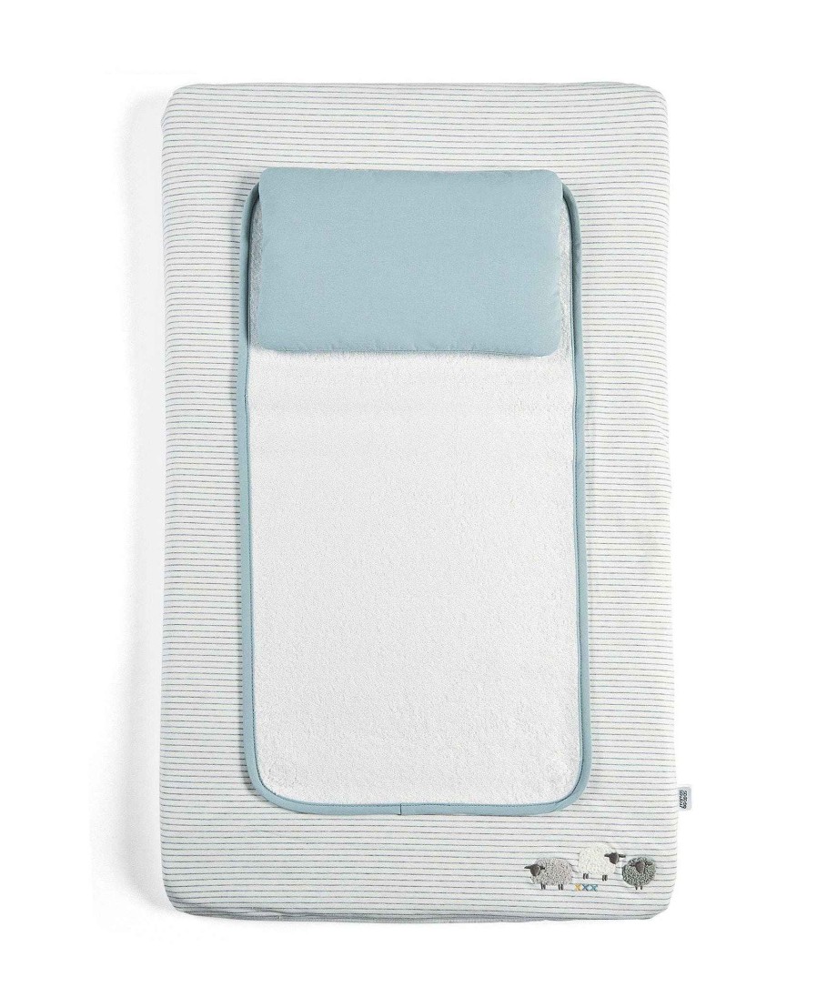 Bathing & Changing Mamas and Papas Baby Changing Mats | Welcome To The World Luxury Changing Mat - Blue