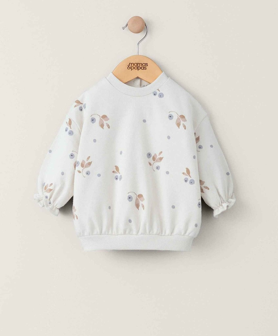 Clothing Mamas and Papas | Floral Berry Print Sweatshirt