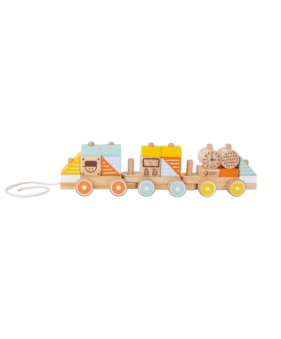 Christmas Classic World Christmas Gifting | Classic World Pull Wooden Train Toy