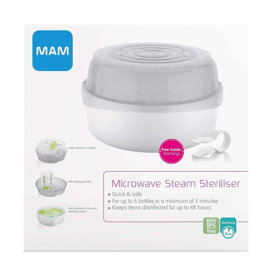 Feeding & Weaning Mam Baby Weaning Essentials | Mam Microwave Steam Sterliser