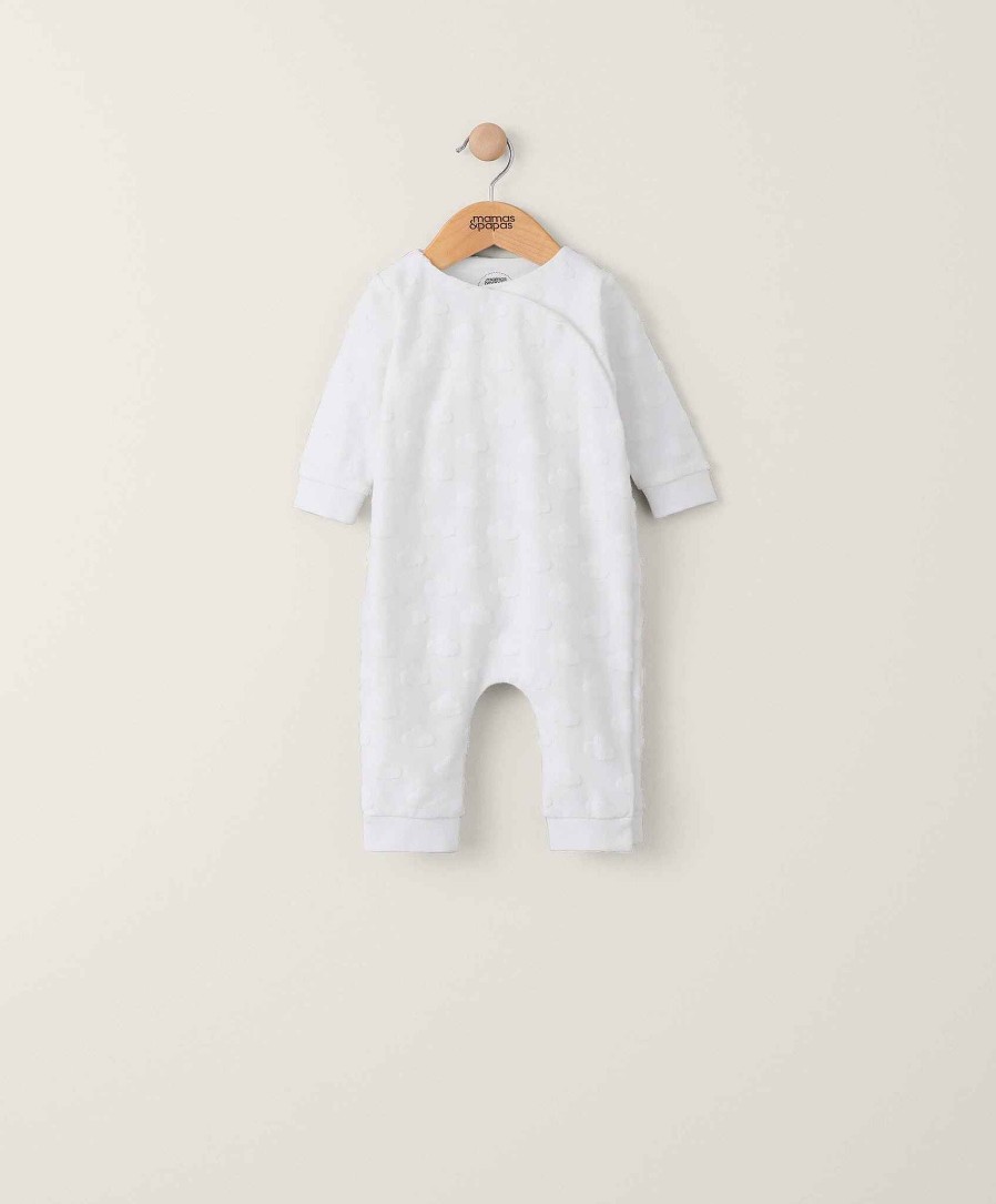 Clothing Mamas and Papas | Cloud Jacquard Wrap Romper