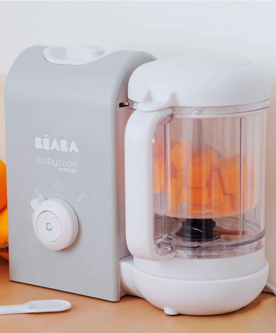 Feeding & Weaning Beaba Baby Weaning Essentials | Beaba Babycook® Solo Express Baby Food Steamer & Blender - Grey