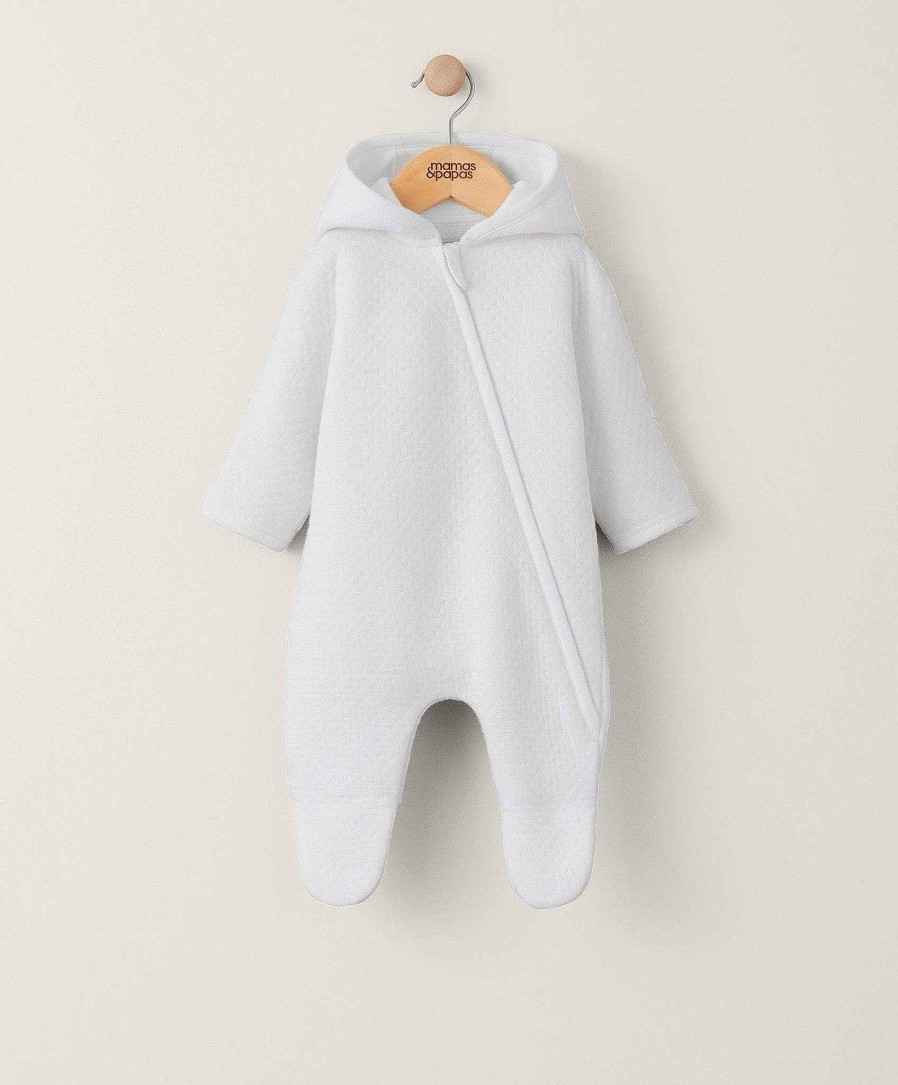 Clothing Mamas and Papas | Jersey Pin Spot Jacquard Pramsuit