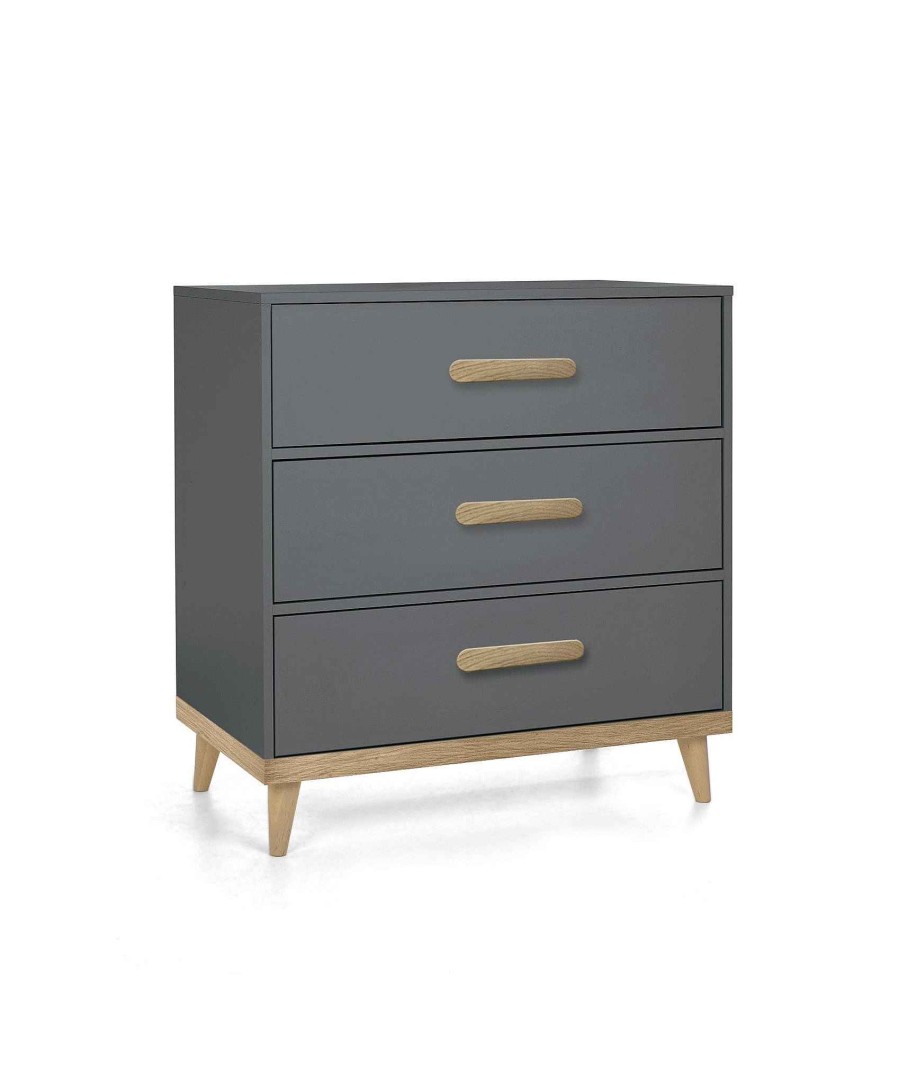 Furniture Mamas and Papas Grey Nursery Furniture | Austwick Dresser Changer In Anthracite