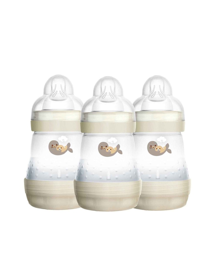 Feeding & Weaning Mam Bottle Feeding | Mam Easy Start Anti-Colic 160Ml Bottle - Pack Of 3 Taupe