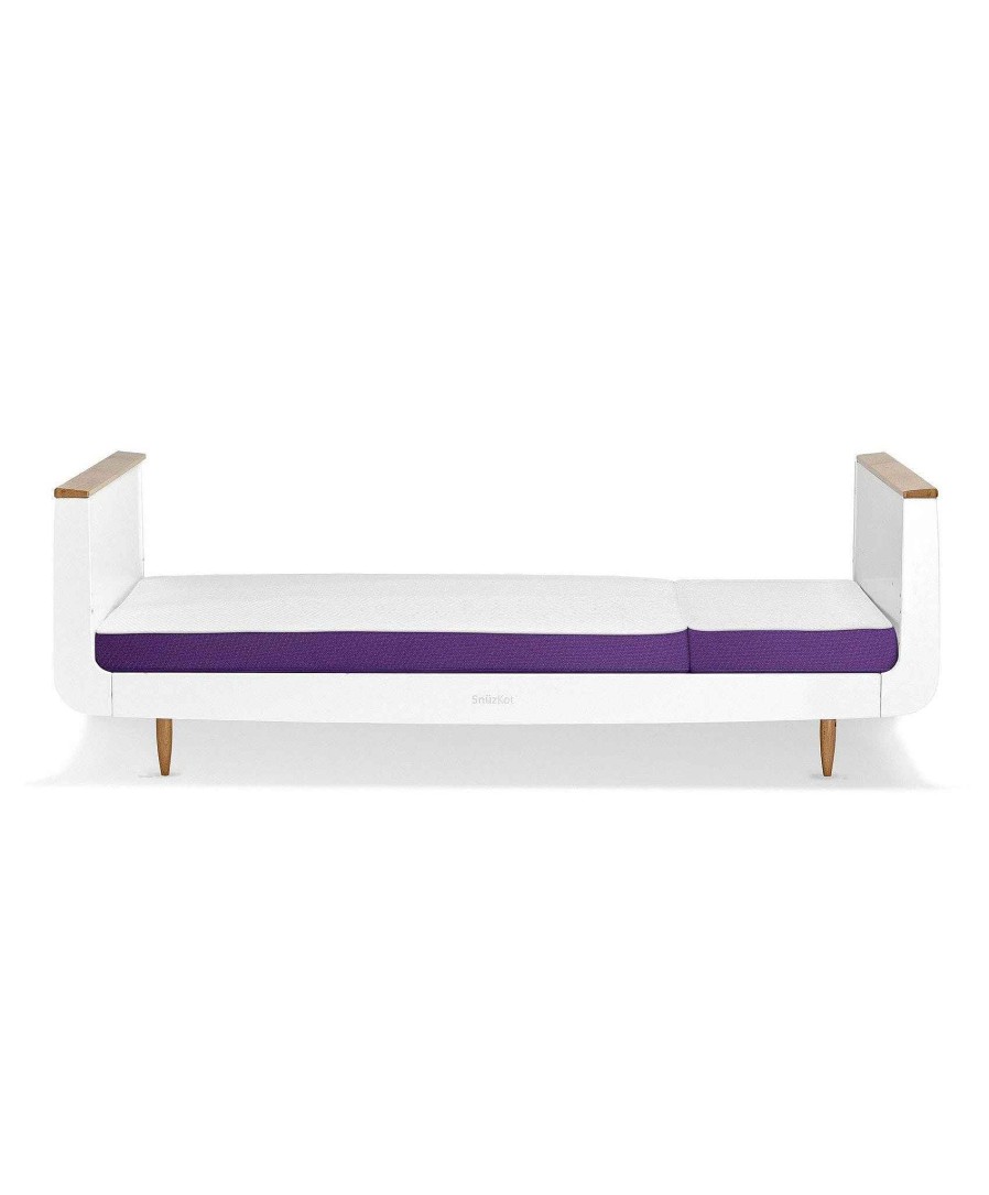 Nursery Snuz Cot & Cotbed Mattresses | Snuzsurface Mattress Extension - White/Purple