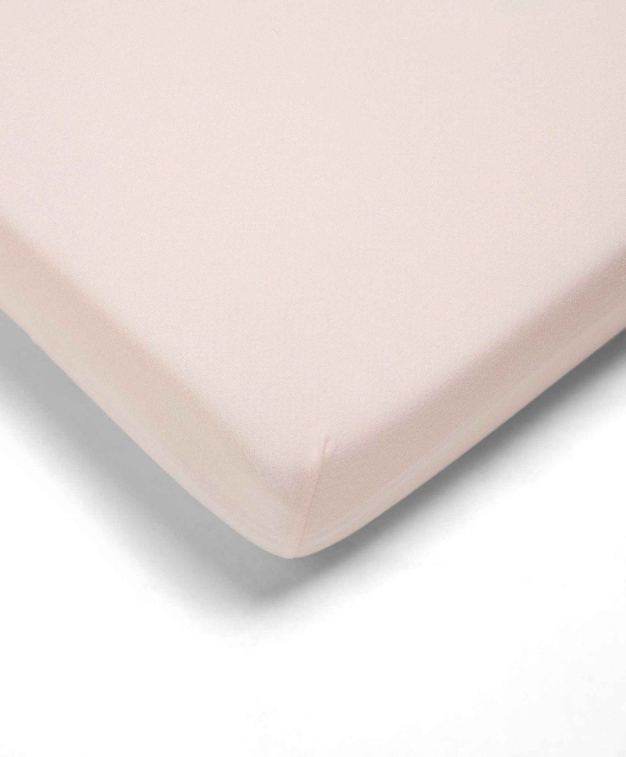 Nursery Mamas and Papas Baby Girl Bedding | Pink Single Cotbed Fitted Sheet