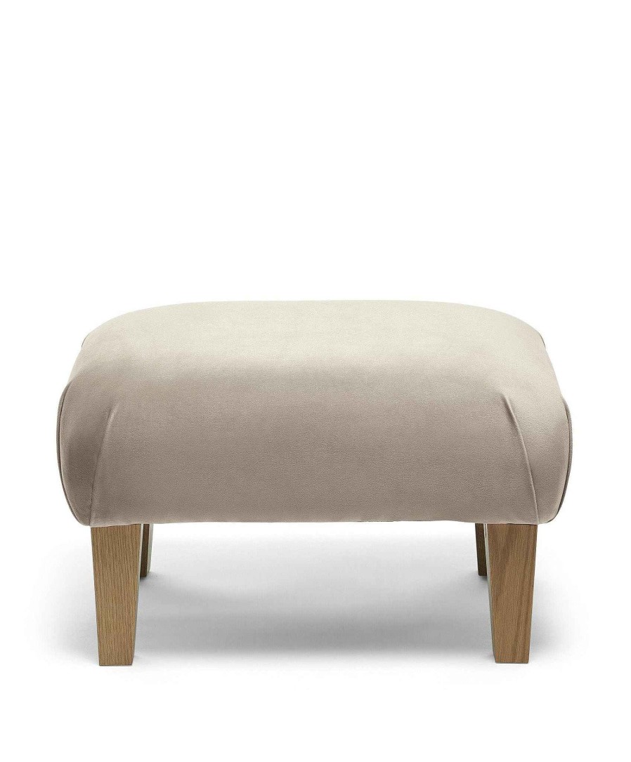 Furniture Mamas and Papas Nursing & Feeding Chairs | Hilston Footstool In Stone