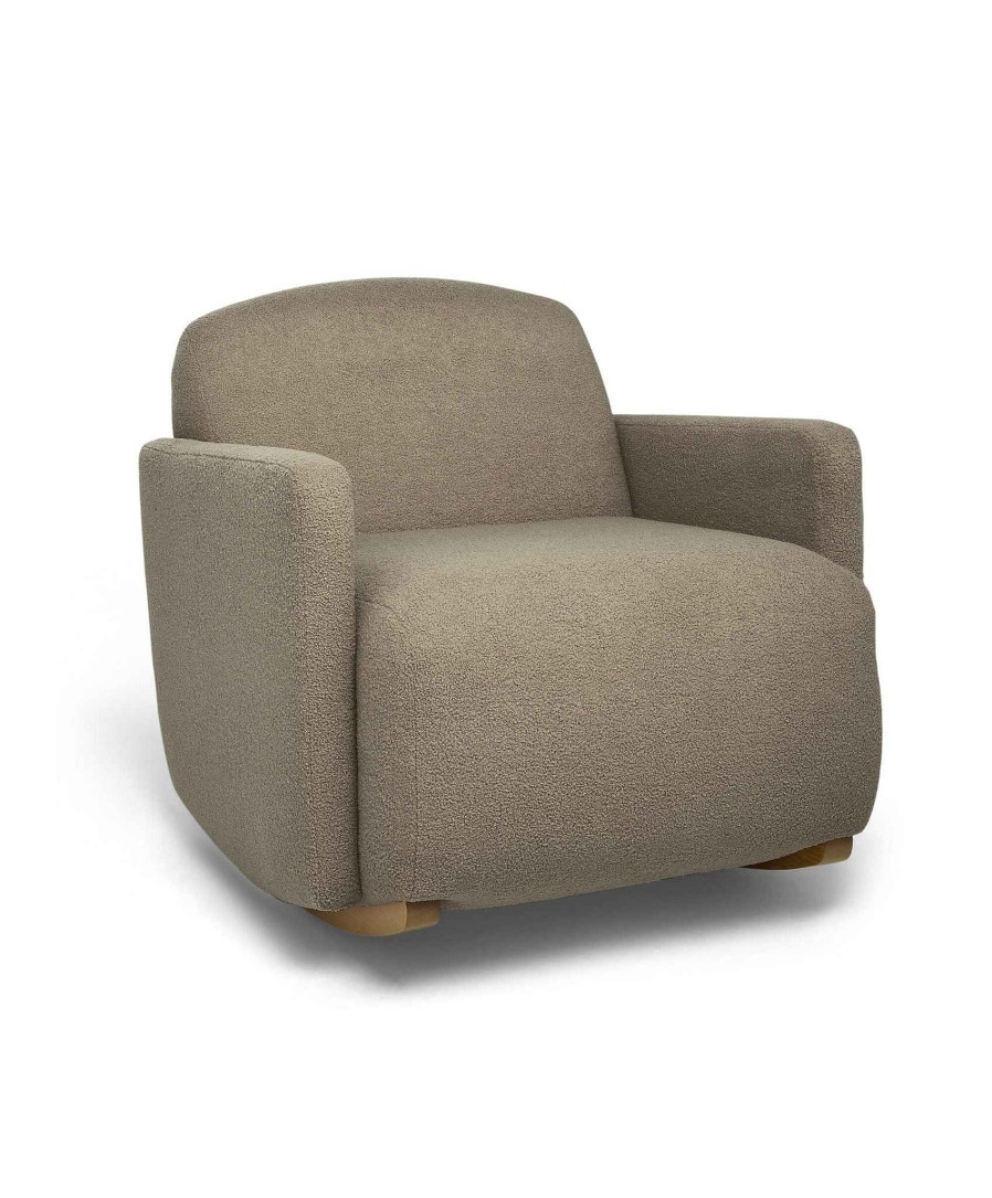 Furniture Mamas and Papas Nursing & Feeding Chairs | Royton Nursing Chair In Boucle - Mink