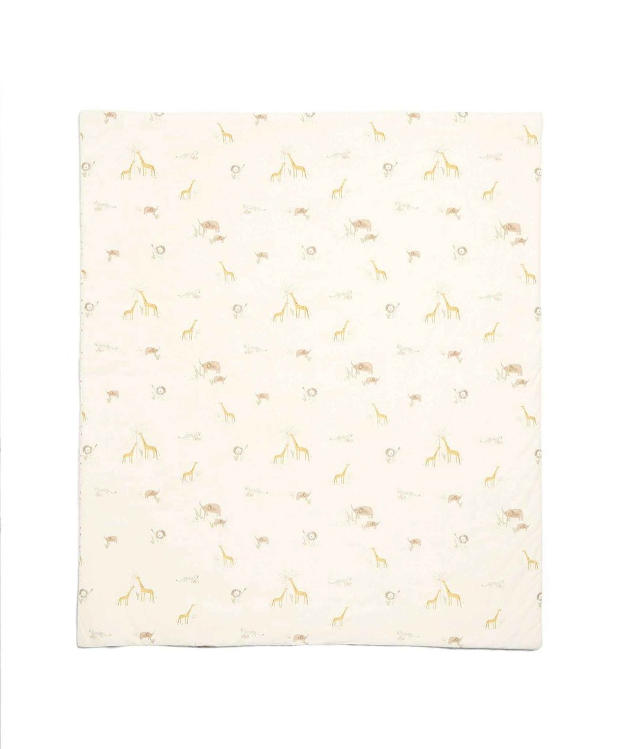 Nursery Mamas and Papas Baby Girl Bedding | Jungle Cotbed Quilt