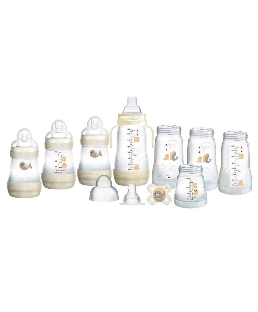 Feeding & Weaning Mam Baby Bottle Sterilisers | Mam Baby 6-In-1 Electric Steriliser & Small Bottle Starter Bundle - Ivory White