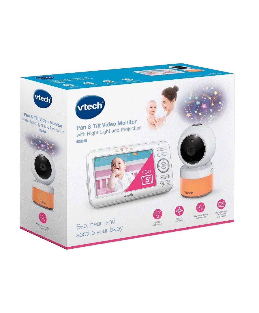 Nursery VTech Baby Monitors | Vtech Vm5463 Video Baby Monitor - White