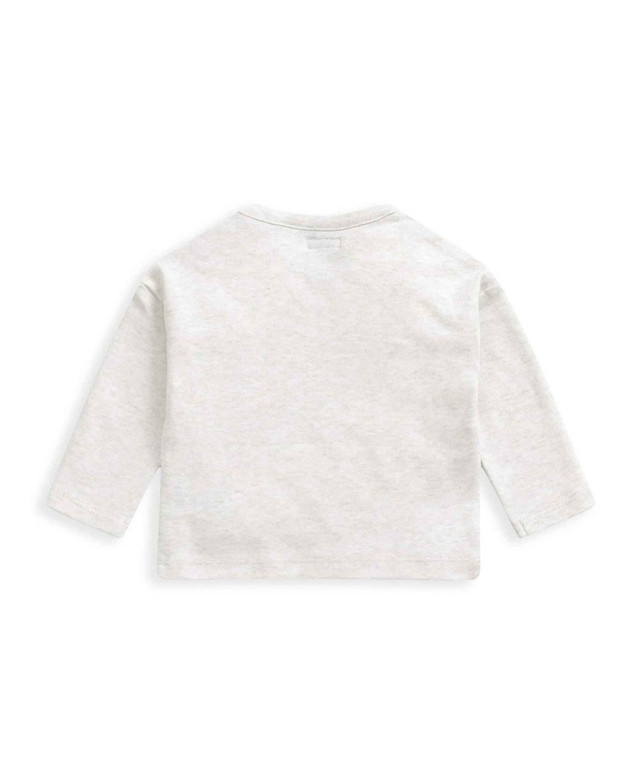 Clothing Mamas and Papas | Rocket Long Sleeved T-Shirt - Cream