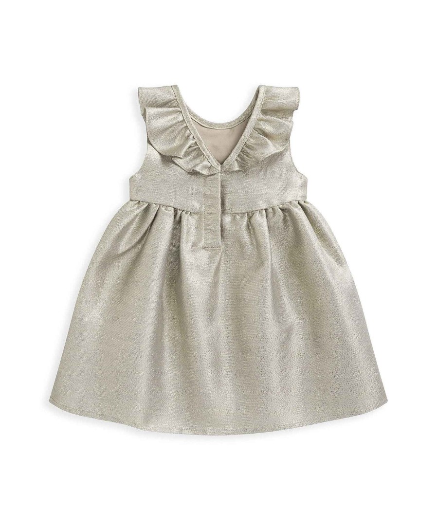 Clothing Mamas and Papas | Metallic Frilled Dress