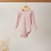 Clothing Mamas and Papas | Organic Cotton Ribbed Bodysuit - Pink