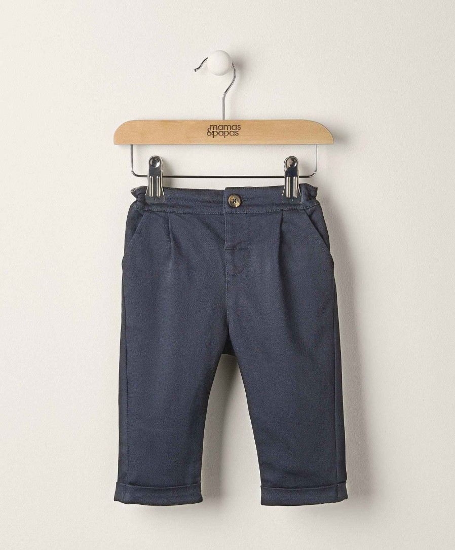 Clothing Mamas and Papas | Chino Trousers - Navy