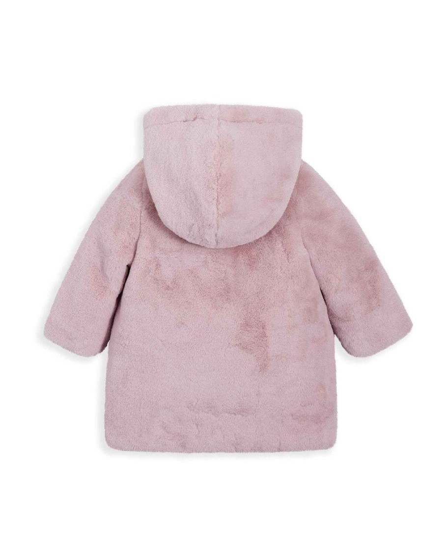 Clothing Mamas and Papas | Pink Faux Fur Coat