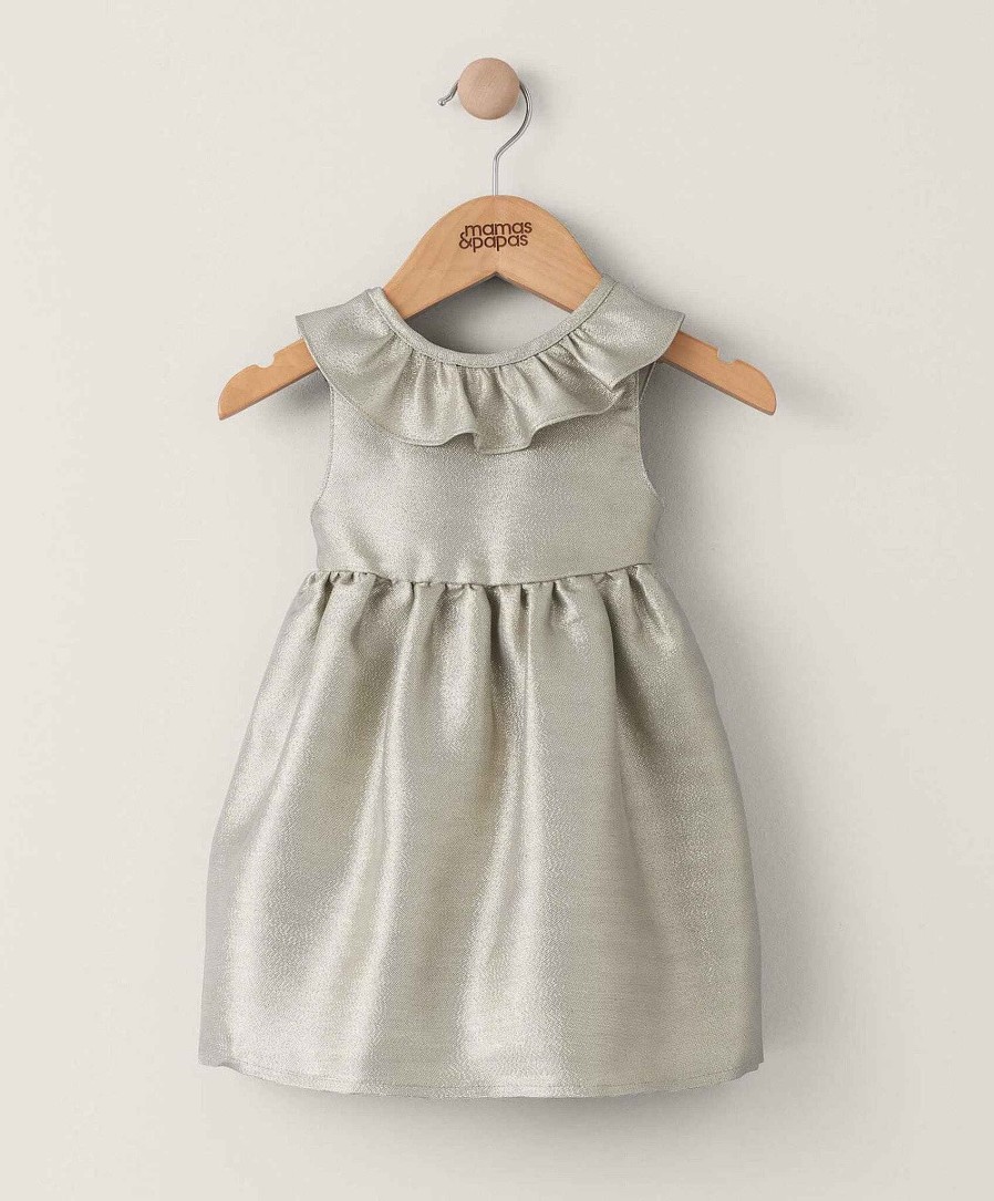 Clothing Mamas and Papas | Metallic Frilled Dress