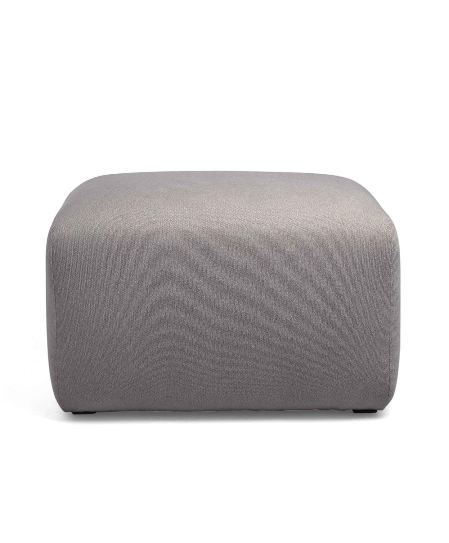 Furniture Mamas and Papas Nursing & Feeding Chairs | Royton Footstool Woven - Grey