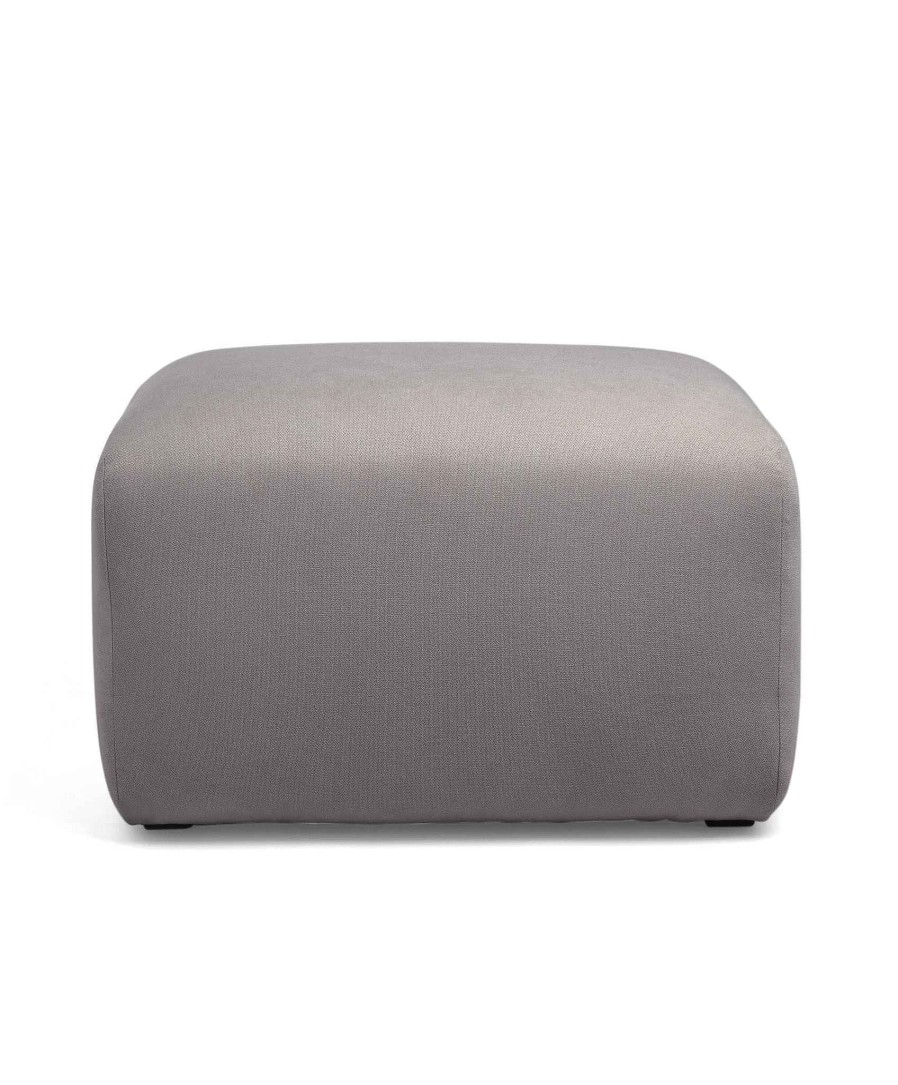 Furniture Mamas and Papas Grey Nursery Furniture | Royton Footstool Woven - Grey