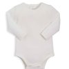 Clothing Mamas and Papas | Organic Cotton Ribbed Bodysuit - White