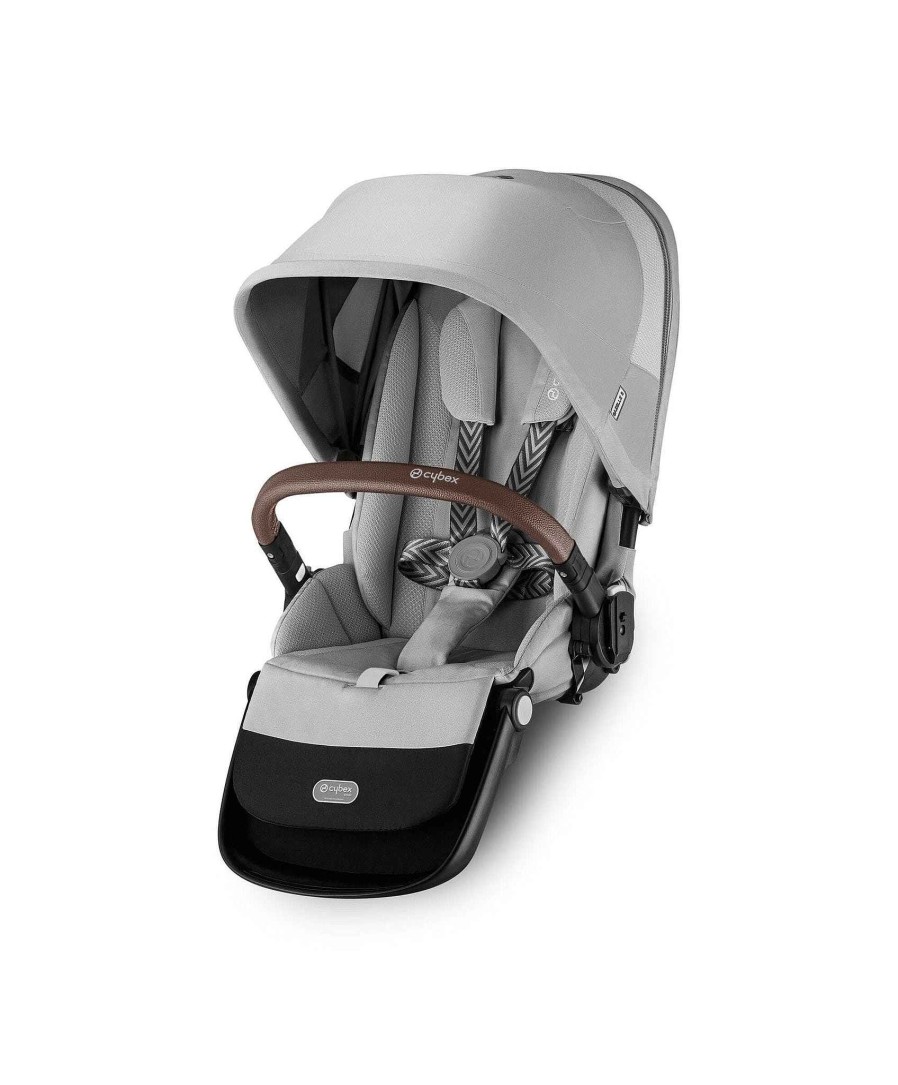 Pushchairs Cybex Pushchairs & Prams | Cybex Gazelle Second Seat - Lava Grey