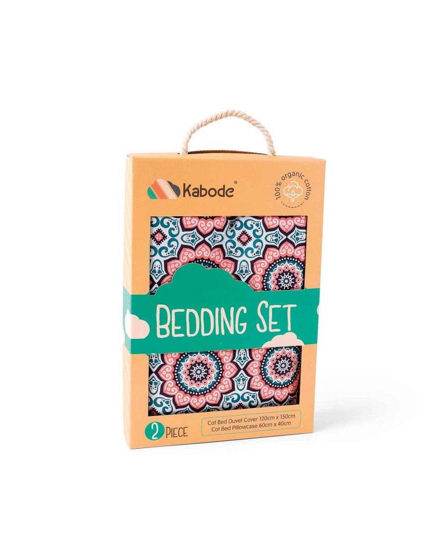 Nursery Kabode Cot Bedding | Kabode Organic Cotbed Duvet Cover & Pillowcase - Ankara Print