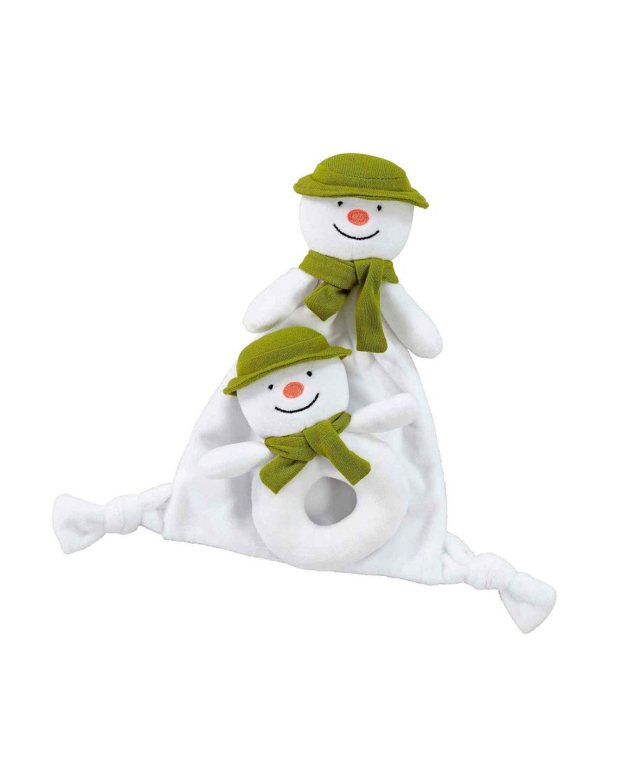 Christmas Rainbow Designs Christmas Gifting | The Snowman Comforter & Rattle Gift Set