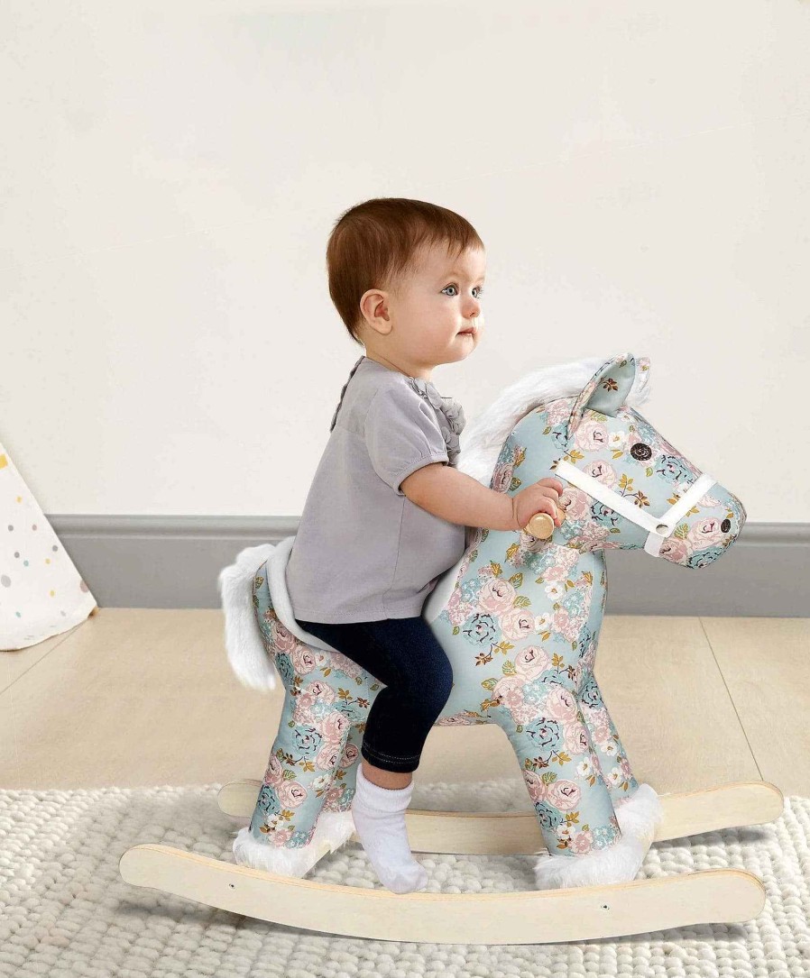 Christmas Mamas and Papas Baby'S First Christmas | Rocking Horse - Floral