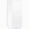 Furniture Snuz White Nursery Furniture | Snuzkot Wardrobe - White